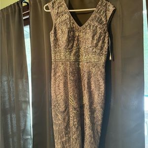 Sue wing silver sequin dress size 10 but fits like a 6